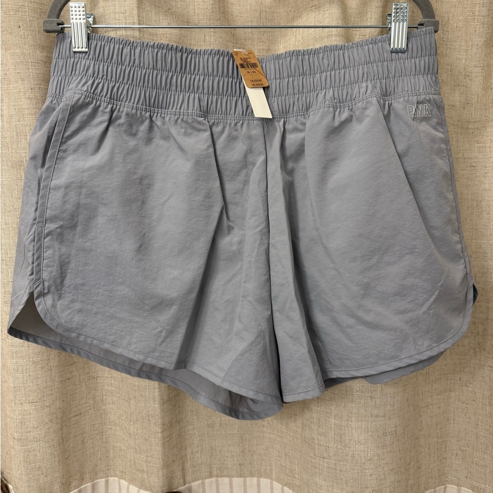 PINK Victoria's Secret Light Gray Athletic Shorts